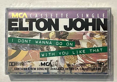Brand new & sealed Elton John I don't wanna go on with you like that (MCA 1988) - Image 1 of 4