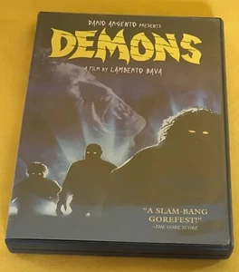 Demons DVD Lamberto Bava Dario Argento 1985 Disc Like New Horror Anchor Bay - Picture 1 of 3