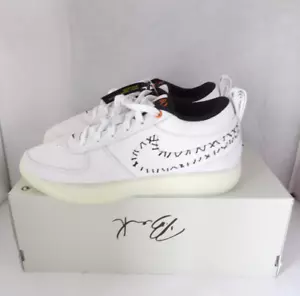 NWOB Authentic NIKE DEVIN BOOKER BOOK 1 White Leather Men's 11 M Women's 12.5 M - Picture 1 of 11