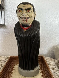 CREAZIONI TEATRALI STATUA DRACULA 16" TCI MOSTRO VAMPIRO ANNI 70 FIGURINA VINTAGE - Foto 1 di 11