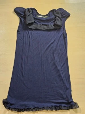 Desigual Kids XXL Dress Blue Black Sleeveless - Image 1 of 4