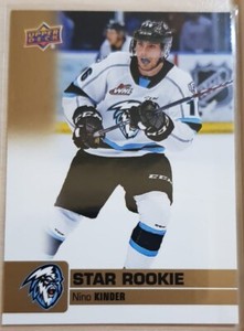 Nino Kids Star Rookie Glossy SP - Winnipeg Ice - Upper Deck CHL Hockey 2019-20