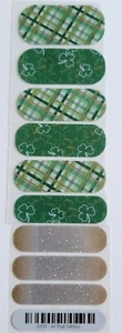 Jamberry Nail Wraps Custom Mixed Mani Half Sheets ~ Lucky Gold - Picture 1 of 1