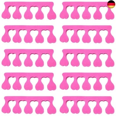 CLYHON 10 Stück Schwamm Zehenspreizer, Zehenteiler aus Baumwolle, Fingertrenner,