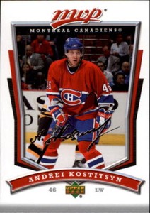 2007-08 Upper Deck MVP Hockey #61 Andrei Kostitsyn