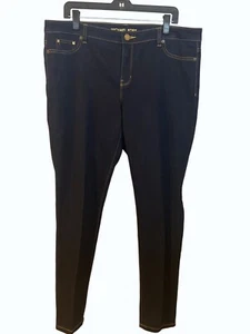 Michael Kors Women’s Dark Wash Skinny Jeans Size 16 Stretch Denim - Picture 1 of 9