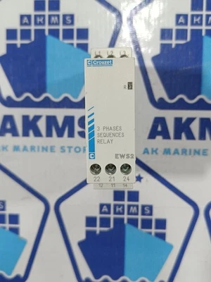 CROUZET EWS2 3 PHASES SEQUENCES RELAY FREE FAST SHIPPING - Image 1 of 4