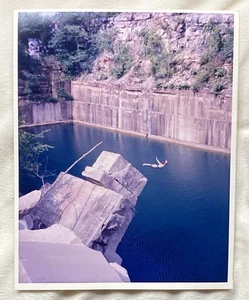 Rooftop Rock Steinbruch ORIGINAL VINTAGE 8 x 10 Foto Bloomington Indiana University - Bild 1 von 1