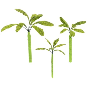 3 Pcs Banana Tree Model Simulation Mini Artificial Landscape Decor - Picture 1 of 12