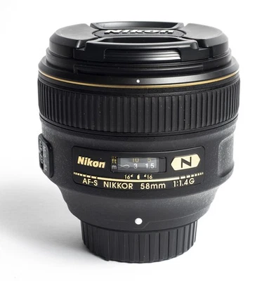 Nikon AF-S NIKKOR 58mm f/1.4G Lens - Image 1 of 4