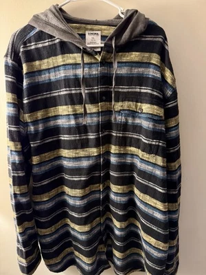 Camisa de franela con capucha XXL Sonoma Goods for Life para hombre Foto 1 de 3