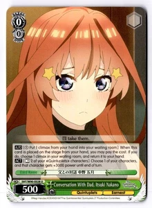 Conversation With Dad, Itsuki Nakano Uncommon The Quintessential Quintuplets 2 5 - Picture 1 of 2
