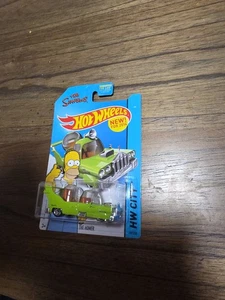 2014 Hot Wheels HW City The Simpsons Matt Groening Green The Homer Diecast Car - Picture 1 of 4