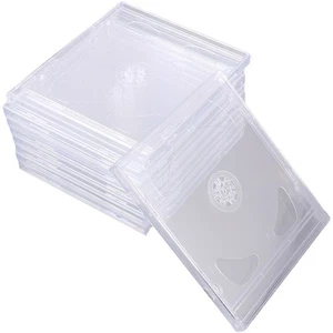 9 Pcs CD-Hülle Reisen DVD-Aufbewahrungsbehälter Klare DVD-Hüllen - Afbeelding 1 van 12