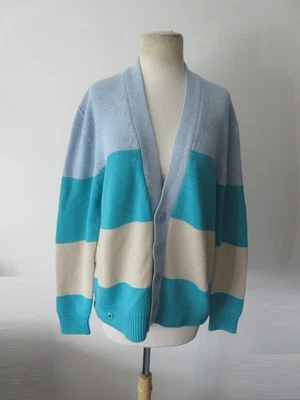 SHEEP INC ultra fine merino wool striped cardigan 2 - Image 1 of 4
