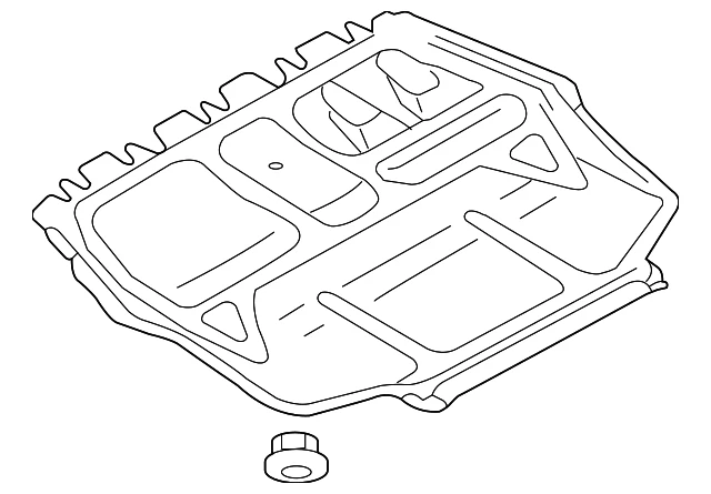 Protector contra salpicaduras original Audi 1K0-825-235-AE Foto 1 de 2