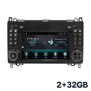 7'' Stereo Radio Carplay For Mercedes Benz Sprinter/W169/W245/W639/W906/Viano - Picture 1 of 21