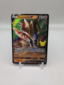 Pokémon TCG Zamazenta V Celebrations 018/025 Holo Ultra Rare - Picture 1 of 2