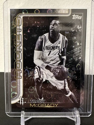 Baloncesto Topps 2025-26 Tracy McGrady Target exclusivo apagón paralelo/25 Foto 1 de 3