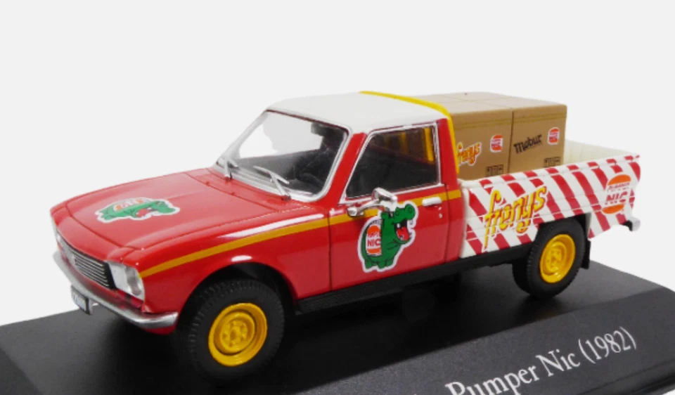 1/43 PEUGEOT 504 PUMPER NIC PICK UP (1982) - IXO EDICOLA VEINDER020 - Immagine 1 di 1