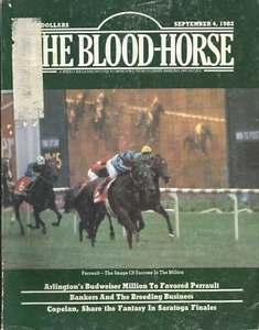 1982 Blood Horse Racing magazine Perrault Arlington Million Copelan Roving Boy - Picture 1 of 1
