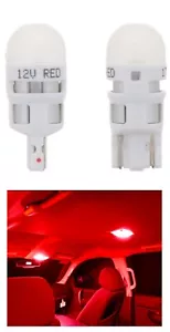 Philips Waterproof 194 RED Ultinon LED T10 Xenon Super Bright Power Light Bulbs - Picture 1 of 6