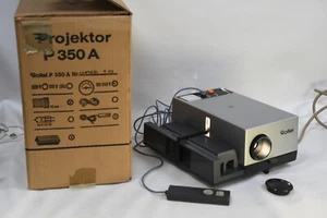 Rollei P350A 35mm Film Slide Projector with Preview Screen & Cord Remote (c) - Picture 1 of 16