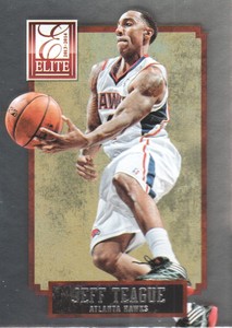2013-14 Elite Atlanta Hawks Basketball Card #108 Jeff Teague