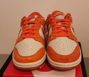 Nike Women's Dunk Low Orange Light Bone Safety Orange FN7773-001 Size 6.5W/5M - Picture 1 of 8