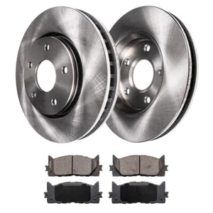 Front Slotted Brake Rotors and Brake Pad For 05-10 Mercury Mariner Escape H09 PA - Picture 1 of 4