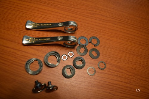 Kit Décalages De Tube Bas De Vélo Shimano A105FS - Décalage 5 Mm, Pour Réglage De La Ligne De Chaîne