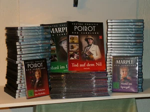 10er Pack DVD Sammlung Hachette Agatha Christie Marple Poirot 1 - 80 mit Heften - Bild 1 von 9
