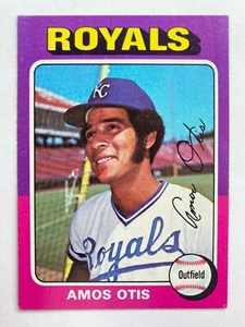 1975 Topps #520 Amos Otis (Kansas City Royals) CENTERED! - Picture 1 of 2