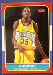 2007-08 Fleer 1986-87 Rookies Glossy #143 Kevin Durant *INV1 - Picture 1 of 2