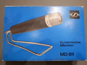 Sennheiser MD 611 LM Dynamisches Mikrofon vintage DIN in OVP - Bild 1 von 5