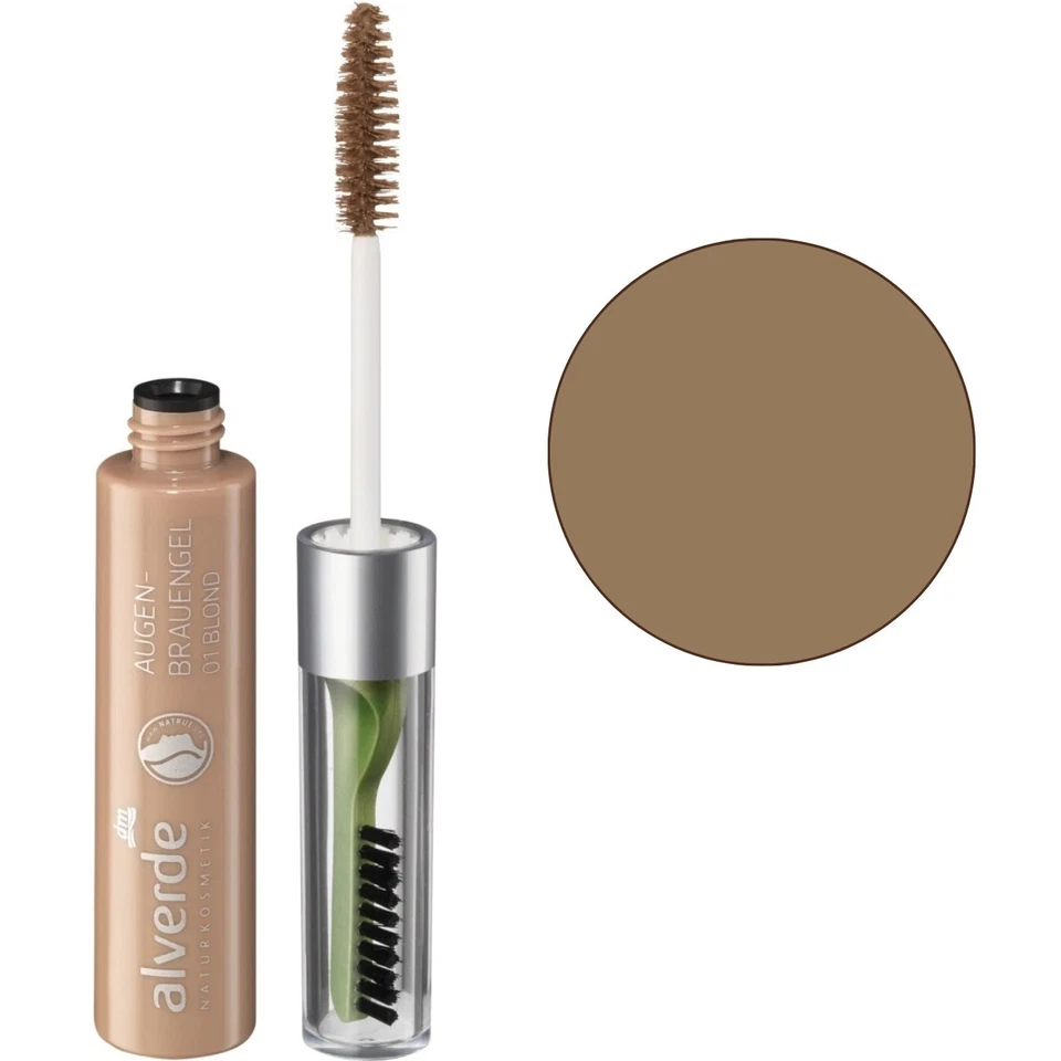 alverde NATURKOSMETIK Augenbrauengel Blond 01 - Vegan & Mikroplastikfrei, 6 ml - Bild 1 von 1