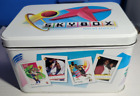 1991-92 Edition NBA Skybox Basketball Empty Card Tin Metal Container Larry Bird