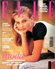 ELLE Magazine Italia April 1994 BRIDGET HALL Gail Elliott ROBERTA CHIRKO Sastre
