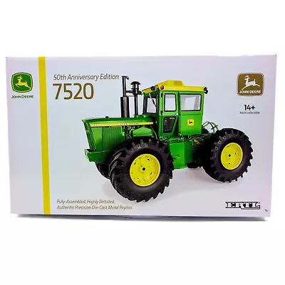 1/16 John Deere 7520 4WD 50th Anniversary Tractor Precision Series 45893 - Image 1 of 4