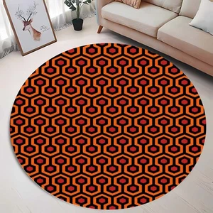 The Shining Rug, Overlook Hotel, Horror Movie Decor, Retro Geometric Pattern - Picture 1 of 12