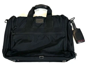 TUMI Alpha Slim Black Portfolio Laptop Padded Case Briefcase Ballistic Nylon - Picture 1 of 9