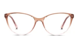 Armani Exchange AX3053 Clear Brown Cat Eye Reading 1.25 Lens Eyeglass & Case - Picture 1 of 9