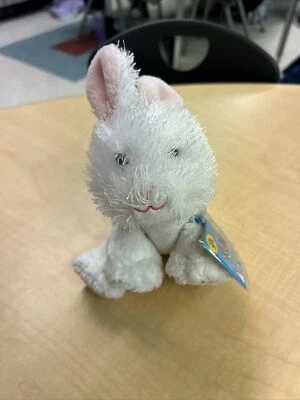 Ganz Webkinz Lil’Kinz Rabbit Easter Bunny White HS078 (Unused Code) 2009 Brewers - Image 1 of 4