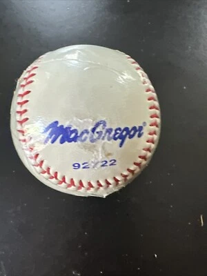 New Official MacGregor Cork & Rubber Core Baseball 9"- 5 OZ 92722. Ships fast! - Image 1 of 4