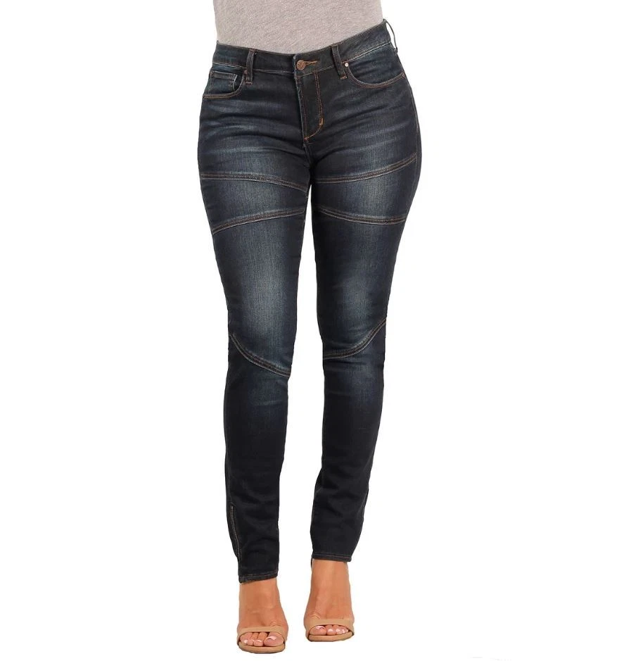 Jean V 1969 Italia para mujer Giuliana ajustado panel elástico Foto 1 de 1