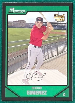 Tarjeta de béisbol de novato Héctor Giménez - 2007 Bowman #205 - Houston Astros Foto 1 de 3