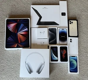 Apple boxes lot (EMPTY boxes), includes empty boxes from various products - Photo 1 sur 16