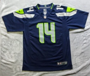 Nike On-Field STITCTED Seattle Seahawks DK METCALF Jersey Childs L. Blue #14 🔥 - Picture 1 of 9