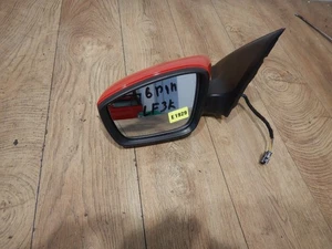 Außenspiegel SKODA Fabia III 6V NJ links Rot LF3K 6V1857407F Original - Picture 1 of 5