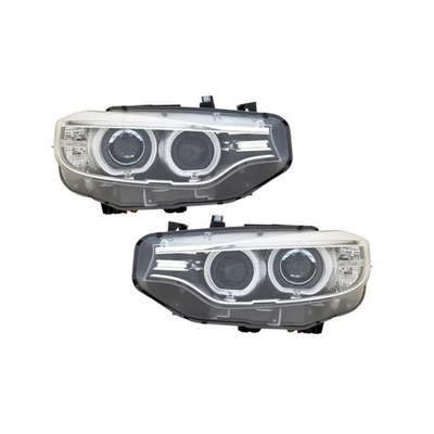 For BMW 435i/428i xDrive Gran Coupe 2015 2016 Headlights Pair | Clear Lens | HID - Изображение 1 из 4